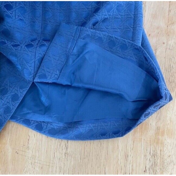 ANNE KLEIN Sheath Dress Cobalt Blue Sleeveless Textured Casual Workwear 12 NEW - Picture 6 of 13